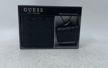 Load image into Gallery viewer, Guess Mens Black Leather Credit Card Bifold Wallet With Air Pods Case Inside Box
