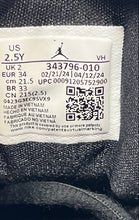Load image into Gallery viewer, Nike Kids Air Jordan True Flight PS 343796-010 Black Basketball Shoes Size 2.5Y
