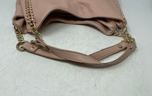 Load image into Gallery viewer, Bebe Womens Blush Pink Leather Inner Pocket Double Strap Zipper Shoulder Bag

