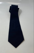 Load image into Gallery viewer, Halabrese Mens Blue Keeper Loop Adjustable Formal Pointed Tie Made In Italy
