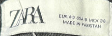 Load image into Gallery viewer, Zara Womens Black Denim Dark Wash Stretch Pockets Casual Skinny Jeans Size 8
