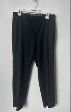 Load image into Gallery viewer, Lauren Ralph Lauren Mens Black Flat Front Straight Leg Dress Pants Size 30WX30L
