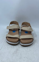 Load image into Gallery viewer, Lucky Brand Womens Iadan Beige Hook &amp; Loop Platform Slingback Sandals Size 7.5M
