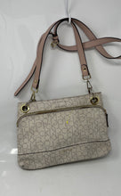 Load image into Gallery viewer, Calvin Klein Womens Beige Nude Signature Print Detachable Strap Crossbody Bag
