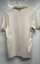 Load image into Gallery viewer, Hugo Boss Mens Beige Cotton Slim Fit Mercerised 1/4 Zip Polo Shirt Size M
