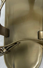 Load image into Gallery viewer, Michael Kors Womens MK Plate Gold Flat Thong Sandals Size 8M
