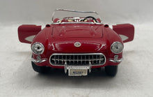 Load image into Gallery viewer, Bburago Red 1957 Chevrolet Corvette Scale 1:18 Die-Cast Collector Model Car
