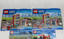 Load image into Gallery viewer, Lot Of 5 Pieces Lego Multicolor City English Manuals Instruction Books
