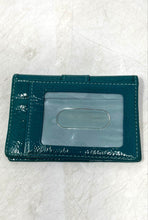 Load image into Gallery viewer, Coach Womens Green Leather Inner Pocket ID Window Card Holder Bi-Fold Wallet
