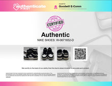 Load image into Gallery viewer, Authentic Nike Boys Dunk Low CW1590-100 White Black Lace-Up Sneaker Shoes Sz 6Y

