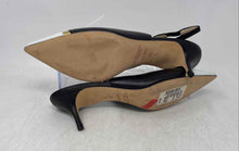 Load image into Gallery viewer, Saks Fifth Avenue Womens Multicolor Leather Stiletto Slingback Heels Size 6 1/2B
