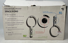 Load image into Gallery viewer, Sharper Image White 2 Player Virtual Space Ping Pong Game Set Untested
