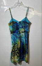 Load image into Gallery viewer, Bisou Bisou Womens Multicolor Snake Print Spaghetti Straps Mini Dress Size 8
