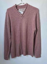Load image into Gallery viewer, Carolyn Taylor Womens Pink V-Neck Long Sleeve Pullover Sweater Size Medium
