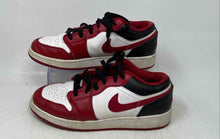 Load image into Gallery viewer, Nike Kids Air Jordan 1 Low White Red Lace-Up Sneakers Shoes Size 6.5
