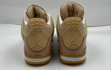 Load image into Gallery viewer, Authentic Nike Womens Air Jordan 4 Retro Shimmer Beige Sneakers Shoes Size 6.5
