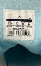 Load image into Gallery viewer, Nike Kids Air Jordan 1 High 332148-106 White And Blue Sneaker Shoes Size 5.5Y
