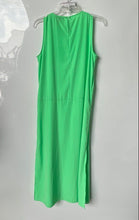 Load image into Gallery viewer, J. Crew Womens Green Sleeveless Crew Neck Back Button Sheath Dress Size Small

