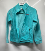 Load image into Gallery viewer, Columbia Womens Green Long Sleeve Fleece Full-Zip Jacket Size Medium
