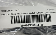 Load image into Gallery viewer, Amazon Fire TV Stick Model LY73PR Black HDMI Media Streaming Device Not Tested
