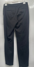 Load image into Gallery viewer, Express Womens Columnist Black Stretch Mid Rise Straight Leg Ankle Pants Size 00
