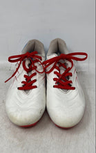 Load image into Gallery viewer, DSG Kids Speed Viper White Red Blue Lace-Up Low Top Soccer Cleats Size 1.5
