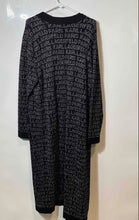 Load image into Gallery viewer, Karl Lagerfeld Paris Womens Black Collarless Open Front Cardigan Sweater Size XL
