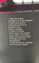 Load image into Gallery viewer, Vibe Essential 360 Degrees Smartphone Virtual Reality Headset Not Tested
