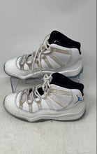 Load image into Gallery viewer, Nike Kids Jordan 11 Retro 378039-117 White Lace-Up Basketball Shoes Size 2Y
