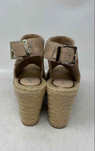 Load image into Gallery viewer, Kenneth Cole Womens Olivia Light Brown Wedge Heel Espadrille Sandals Size 7.5
