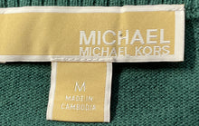 Load image into Gallery viewer, Michael Kors Womens Green Long Sleeve Round Neck Pullover Sweater Size M
