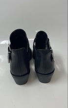 Load image into Gallery viewer, Vince Camuto Womens Raina Black Leather Block Heel Ankle Booties Size 6.5M
