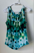 Load image into Gallery viewer, Dana Buchman Womens Multicolor Tie-Dye Sleeveless Scoop Neck Tank Top Size M

