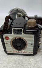 Load image into Gallery viewer, Vintage Kodak Brownie Holiday Roll Film Camera With Case Not Tested
