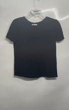 Load image into Gallery viewer, Zara Womens Black Crew Neck Short Sleeve Pullover T-Shirt Size Small
