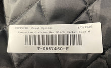 Load image into Gallery viewer, Executive Division Mens Black Leather Long Sleeve Full-Zip Jacket Size M
