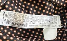Load image into Gallery viewer, Zara Womens Black White Polka Dot Long Sleeve Mini Dress With Scarf Size Small
