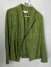 Load image into Gallery viewer, Garfield &amp; Marks Womens Green Long Sleeve Open Front Cardigan Jacket Size 8
