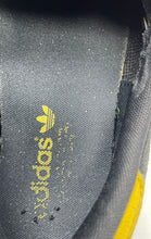 Load image into Gallery viewer, Adidas Mens Superstar Q16710 Black Yellow Lace-Up Sneaker Shoes Size 10.5
