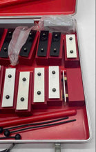 Load image into Gallery viewer, White Red Black Mallets Xylophone Musical Instrument With Carrying Case
