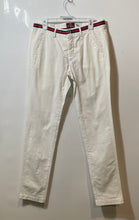 Load image into Gallery viewer, Mason's Mens White Flat Front Slash Pocket Straight Leg Dress Pants Size 48

