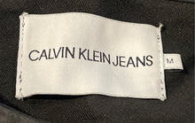 Load image into Gallery viewer, Calvin Klein Jeans Womens Black Denim Sleeveless Round Neck Sheath Dress Size M
