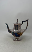 Load image into Gallery viewer, Vintage Antique Silver Tone Plymouth Side Handle Tea Coffee Pot With Lid
