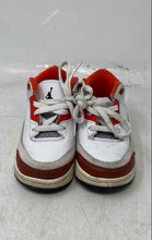 Load image into Gallery viewer, Nike Kids Air Jordan 3 Retro SE Dunk White Red Leather Sneakers Shoes Size 7C
