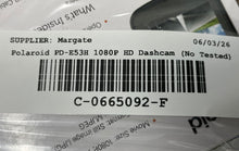 Load image into Gallery viewer, Polaroid PD-E53H Blue 1080P 2.0 LED Screen G-Sensor HD Dash Camera Not Tested
