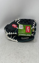 Load image into Gallery viewer, Rawlings WFP115MT Black Leather Palm Fastpitch Softball Gloves Sz 11 1/2'' w/Tag
