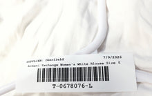Load image into Gallery viewer, Armani Exchange Womens White Sleeveless Scoop Neck Pullover Tank Top Size S
