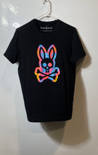 Load image into Gallery viewer, Psycho Bunny Womens Black Graphic Print Cotton Pullover T-Shirt Size 3
