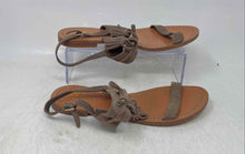 Load image into Gallery viewer, Kate Spade New York Womens Carlita Brown Tassel Flat Slingback Sandals Size 8M
