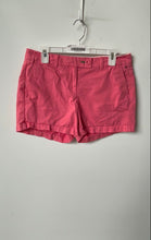 Load image into Gallery viewer, Tommy Hilfiger Womens Pink Flat Front Slash Pockets Stretch Chino Shorts Size 8
